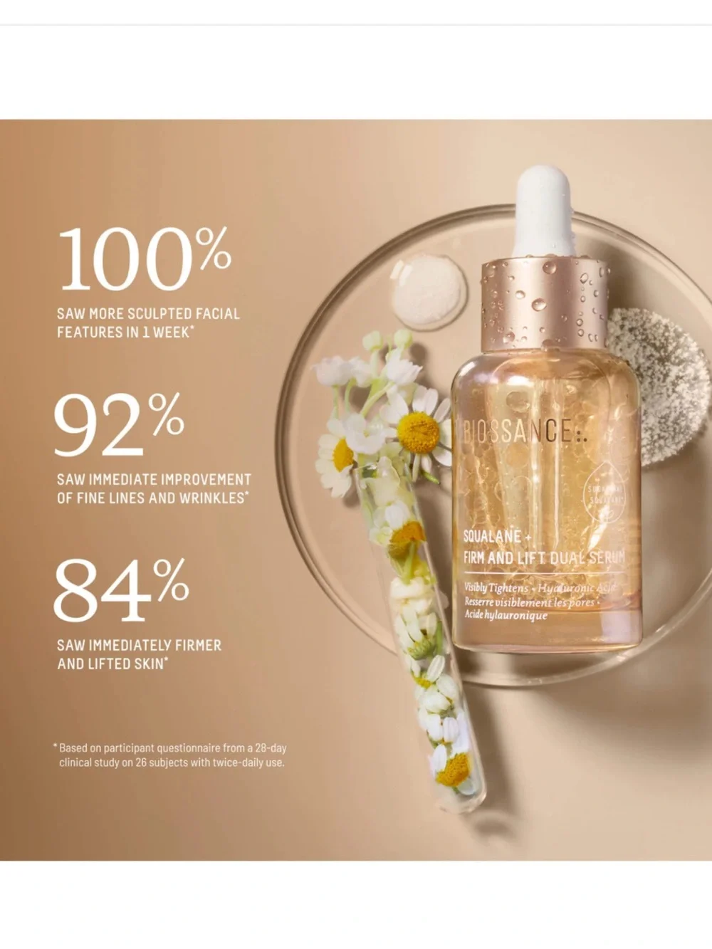 Biossance lightweight facial